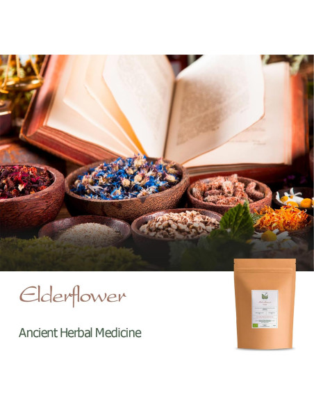 Té Herbal de Flor de Saúco Orgánico - Valley of Tea - 100g