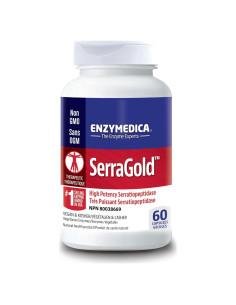 Suplemento Enzimático SerraGold Enzymedica 60 Cápsulas