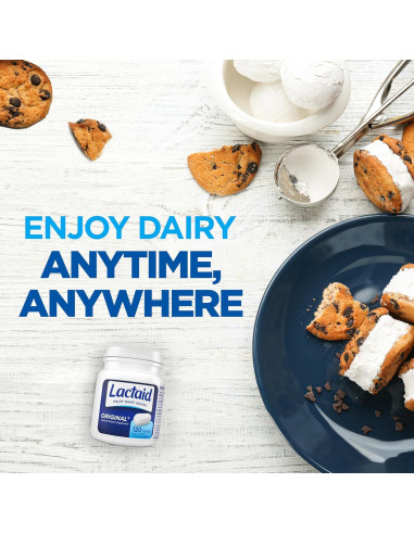 Lactaid Fuerza Original 120 Comprimidos 9000 FCC Lactasa