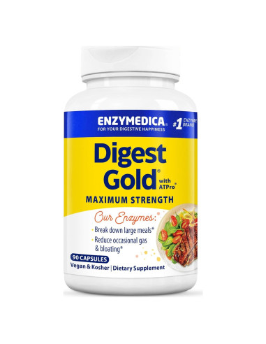Enzymedica Digest Gold + ATPro 90 Cápsulas Digestivas