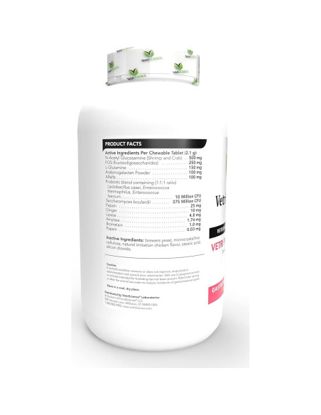 Suplemento Digestivo Masticable VetriScience para Perros 120g