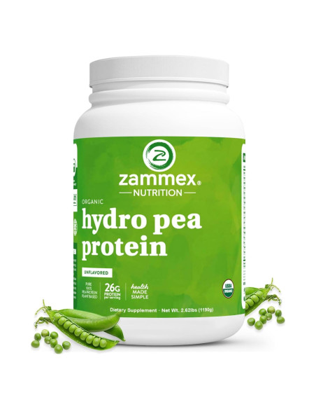 Proteína de Guisante Orgánica Zammex 1.19kg - 26g Proteínas