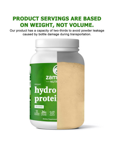 Proteína de Guisante Orgánica Zammex 1.19kg - 26g Proteínas