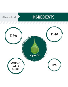 Aceite Omega 3 Vegano Chew + Heal 113.4 g para Perros 2
