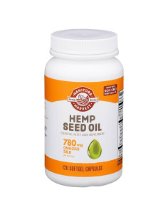 Aceite de Semilla de Cáñamo Manitoba Harvest Softgels 780 mg Omegas 3 y 6 120 Ct