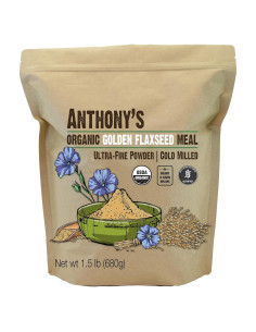 Harina de Linaza Dorada Orgánica Anthony's 0.68 kg Sin Gluten