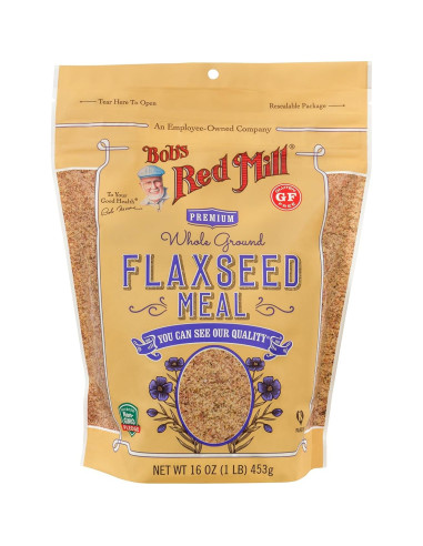 Harina de Semilla de Lino Bob's Red Mill 454g - Vegana, No GMO