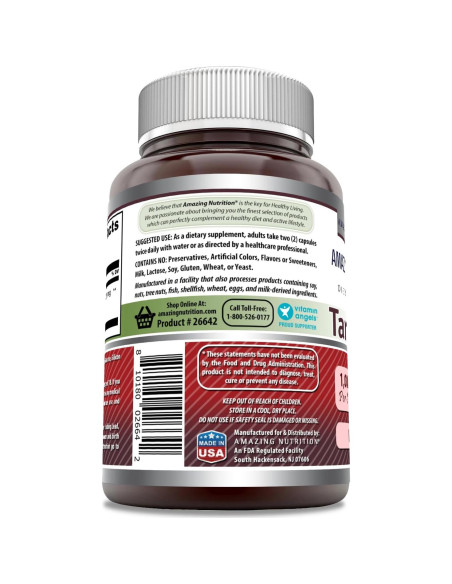 Suplemento de Cereza Ácida Amazing Formulas 1000 Mg 120 Cápsulas