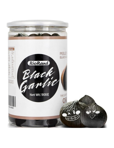 Ajo Negro RioRand 908g Entero Pelado Envejecido 90 Días