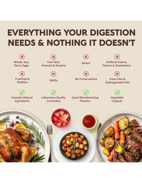 Enzimas Digestivas Veganas Nutra Harmony - 90 Cápsulas