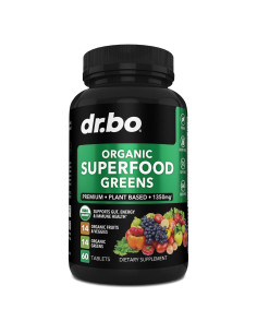 Suplemento Orgánico de Superalimentos Verdes DR. BO - 68g