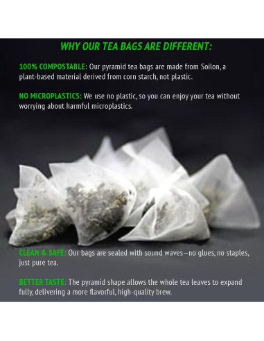 Té de Hoja de Morera Blanca Immortalitea - 30 Bolsitas Orgánicas