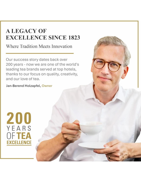 Té Herbal Rooibos Vainilla Ronnefeldt - 25 Bolsitas Individuales