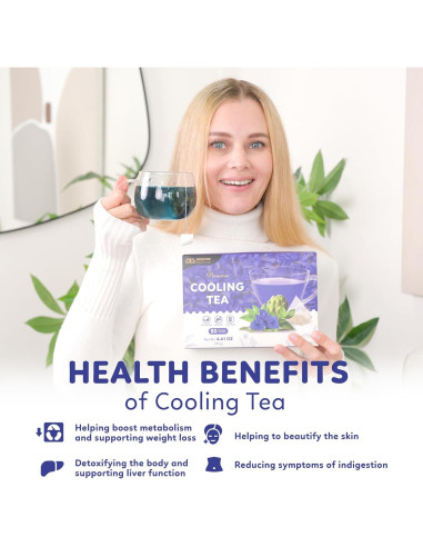 Té Herbal Refrescante Indochine Blends 125g - 50 Bolsitas Pirámide