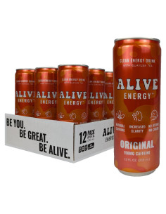 Bebida Energética Alive Energy Té Guayusa 355ml 150mg Cafeína