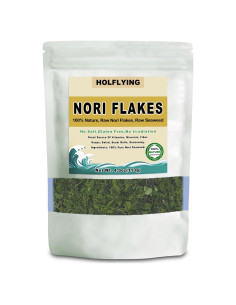 Copos de Nori Secos Naturales Holfcitylf 113g - Sin Sal, Ricos en Yodo