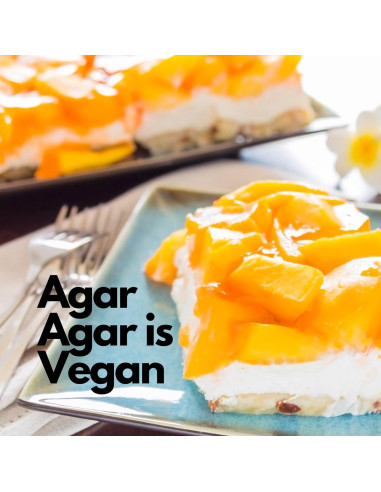 Polvo de Agar Agar Hearthy Foods 113.4g Vegano Sin Gluten