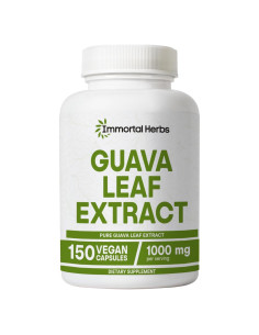 Cápsulas de Extracto de Hoja de Guayaba 1000mg Immortal Herbs