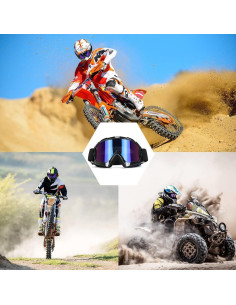 Gafas de Motocross JAMIEWIN OTG Anti UV y Anti Niebla 2