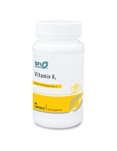 Vitamina K2 Klaire Labs MK-7 50 mcg 60 Cápsulas Sin Soja