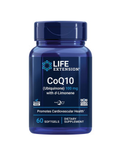 Suplemento CoQ10 Life Extension 60 Gelatinas Blandas - Salud del Corazón