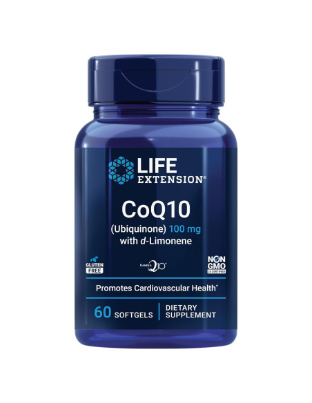 Suplemento CoQ10 Life Extension 60 Gelatinas Blandas - Salud del Corazón
