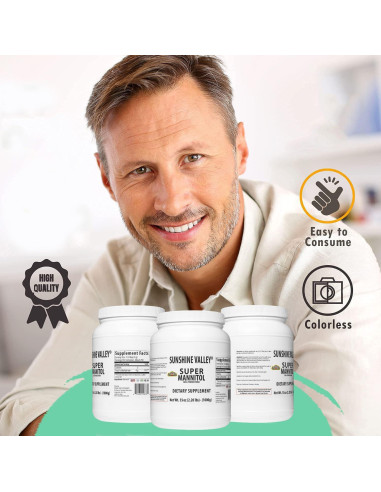 Edulcorante Natural en Polvo Sunshine Valley 992g - Mannitol