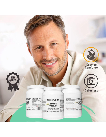 Edulcorante Natural en Polvo Sunshine Valley 992g - Mannitol