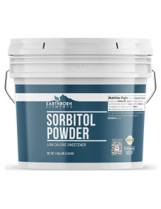 Polvo de Sorbitol Tierra Nacida 1 Galón - Edulcorante Bajo en Calorías