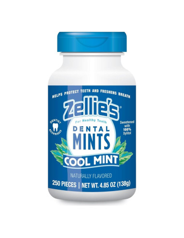 Mentitas de Aliento Zellie's 250g Menta Fresca Sin Azúcar