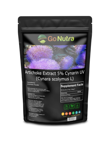 Go Nutra Extracto de Alcachofa en Polvo 113.4g - 5% Cinarina