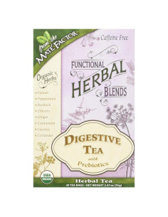 Té Digestivo con Prebióticos Mate Factor - 20 Bolsas