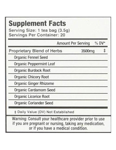 Té Digestivo con Prebióticos Mate Factor - 20 Bolsas