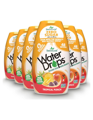 Gotas de Sabor para Agua SweetLeaf Tropical Punch 48 ml