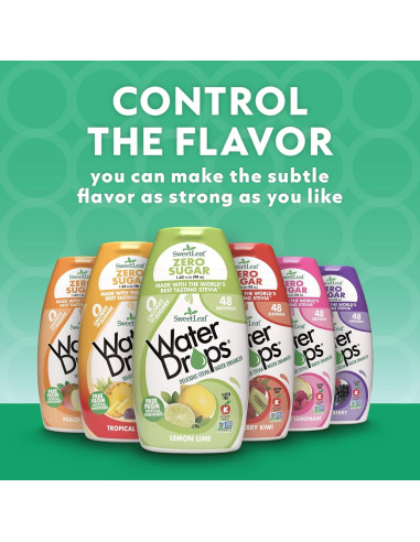 Gotas de Sabor para Agua SweetLeaf Tropical Punch 48 ml