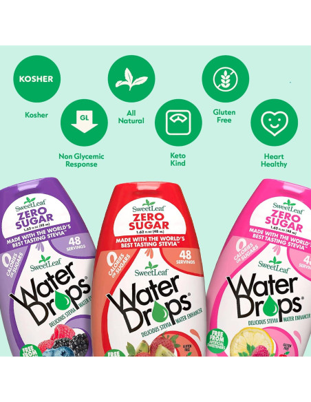 Gotas de Sabor para Agua SweetLeaf Tropical Punch 48 ml