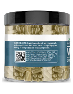 Cápsulas de Lactuca Silvestre Earthborn Elements 200 Unidades 2