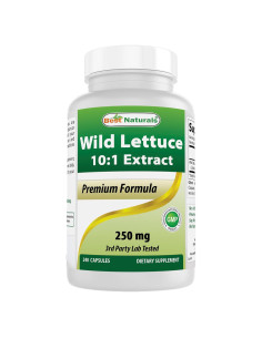 Cápsulas de Extracto de Lechuga Silvestre 250 mg - Mejores Naturales