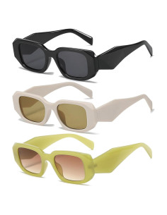 Gafas de Sol Retro 90s Mujeres 100% UV Protección 3 Colores