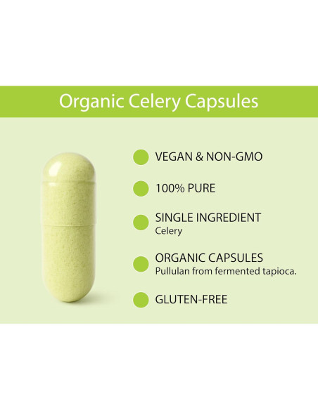 Cápsulas de Apio Orgánico KOYAH - 60 Veganas 200 mg