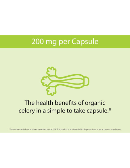 Cápsulas de Apio Orgánico KOYAH - 60 Veganas 200 mg