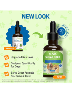 Suplemento Líquido Pet Wellbeing Blood Sugar Gold 59 ml 2