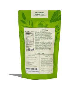 Azúcar de Dátil Orgánico en Polvo Worldwide Botanicals 0.45 kg 2