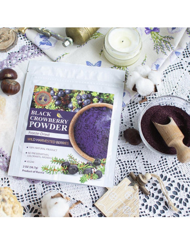 Polvo Liofilizado de Mora Negra Tesoro Siberiano 56.7 g