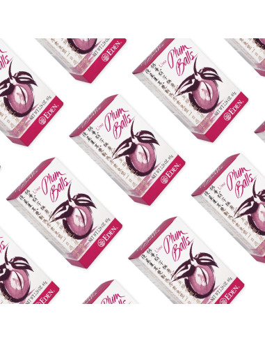 Bolas de Ciruela Ume Eden, 300 Unidades, 64.4 g, Alcalinas