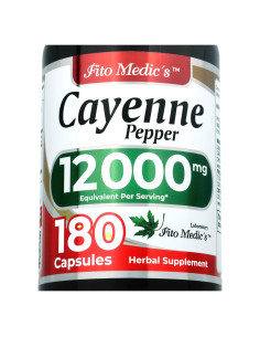 Cápsulas de Pimienta de Cayena Orgánica FITO MEDIC'S 600 mg