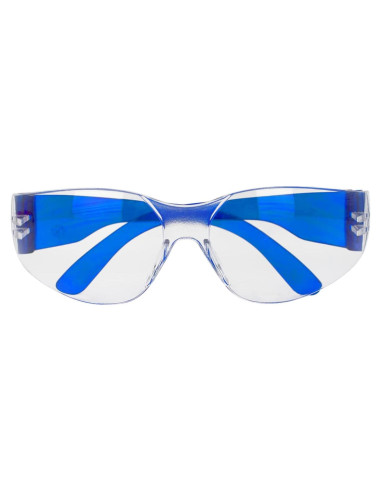 Gafas de Seguridad BISON LIFE - Lente Clara y Templo Azul