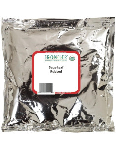 Hoja de Salvia Frotada Orgánica Frontier Co-op 0.45 kg Kosher 2