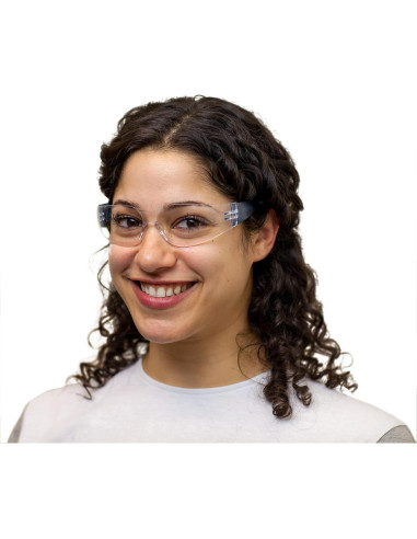 Gafas de Seguridad BISON LIFE - Lente Clara y Templo Azul