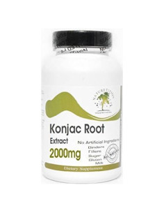 Extracto de raíz de Konjac 2000mg - 180 Cápsulas Naturetition